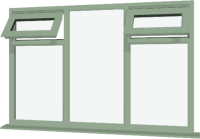 Chartwell Green UPVC Window: Style 32