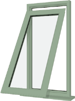 Chartwell Green UPVC Window: Style 3