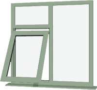 Chartwell Green UPVC Window: Style 41