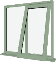 Chartwell Green UPVC Window: Style 17