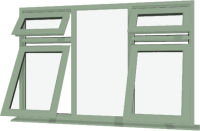 Chartwell Green UPVC Window: Style 54