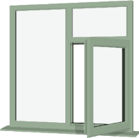 Chartwell Green UPVC Window: Style 59