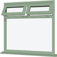 Chartwell Green UPVC Window: Style 22