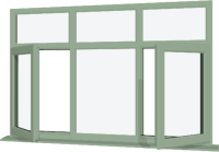 Chartwell Green UPVC Window: Style 50
