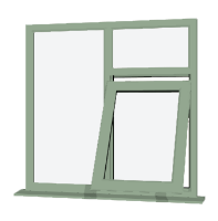Chartwell Green UPVC Window: Style 42