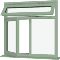 Chartwell Green UPVC Window: Style 85