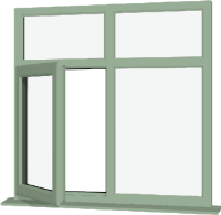 Chartwell Green UPVC Window: Style 74