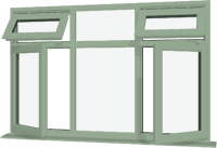 Chartwell Green UPVC Window: Style 31