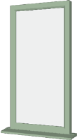 Chartwell Green UPVC Window: Style 1