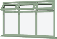 Chartwell Green UPVC Window: Style 30