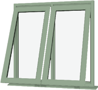 Chartwell Green UPVC Window: Style 53