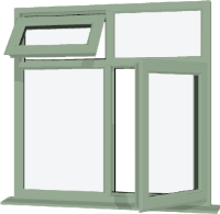 Chartwell Green UPVC Window: Style 68