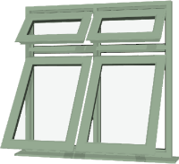Chartwell Green UPVC Window: Style 66