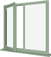 Chartwell Green UPVC Window: Style 18