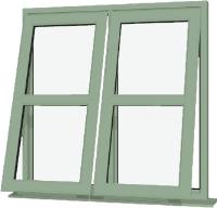 Chartwell Green UPVC Window: Style 133
