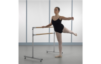 Small freestanding portable ballet barre