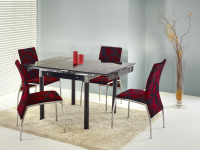 Carrie Glass Top Dining Table Set In Various Colours
