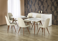 Rick Two Tone Extendable Dining Table