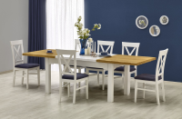 Amelie Two Tone Extendable Dining Table
