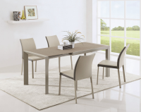 Cassidy Beige Extending Dining Table With Stone Effect Top