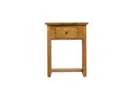 York Honey Oak Compact One Drawer Console