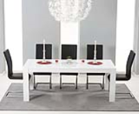 Asper Extra Large Extending Gloss Dining Table