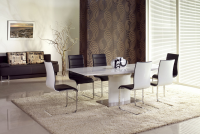 Marcel White Extendable Dining Table