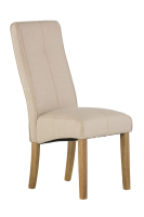 Dover Natural Fabric Dining Chair