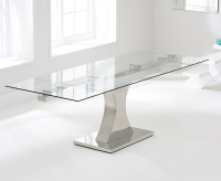 Veronica Glass Extending Dining Table