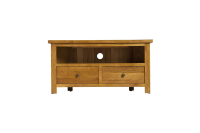 York Honey Oak Compact Corner TV Unit