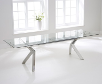 Palermo Glass Extending Dining Table