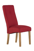 Dover Red Fabric Dining Chair