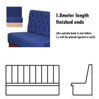 1.8 Meter length Button Back Bench Seat