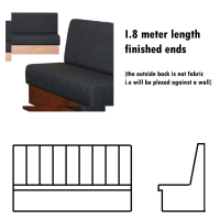1.8 Meter length Plain Bench Seat