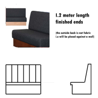 1.2 Meter length Plain Bench Seat