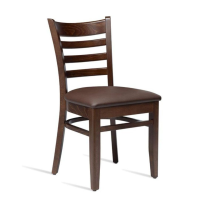 PLUS Side Chair - ZA.468C - Dark Walnut - Brown