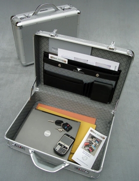 Aluminium Cases with Pen Holders