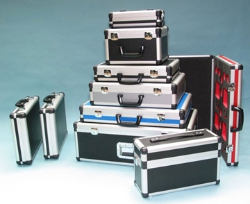 Transit Cases with Custom Trolley Castors