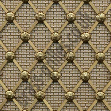 Brass Grilles with Wire Mesh