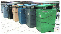 Hygienic Outdoor Litter Bins