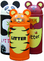 Plastic Litter Bins For Playgrounds