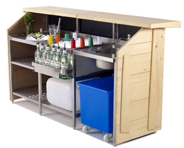 Portable Bars with 3 Bays