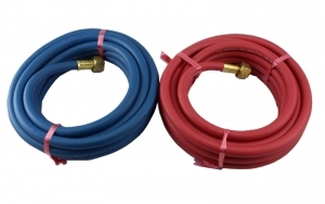 5M Oxy/Acetylene Hose Assembly 6mm ID 3/8 - 1/4 BSP