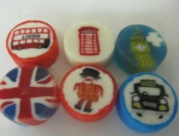 London Themed Rock Sweets For Use In The Tourist Industry 