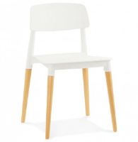 Agata White Dining Chair