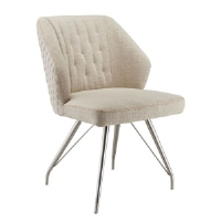 Aitana Natural Fabric Dining Chair