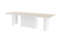 Akiko 14 to 16 Seater  White/Cappucino Dining Table