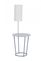 Alasdair High Gloss Side Table With Lamp
