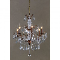 Alysia Bronze Chandelier Ceiling Light - 6 Lights