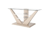 Amily Cappuccino High Gloss TV Stand 140cm